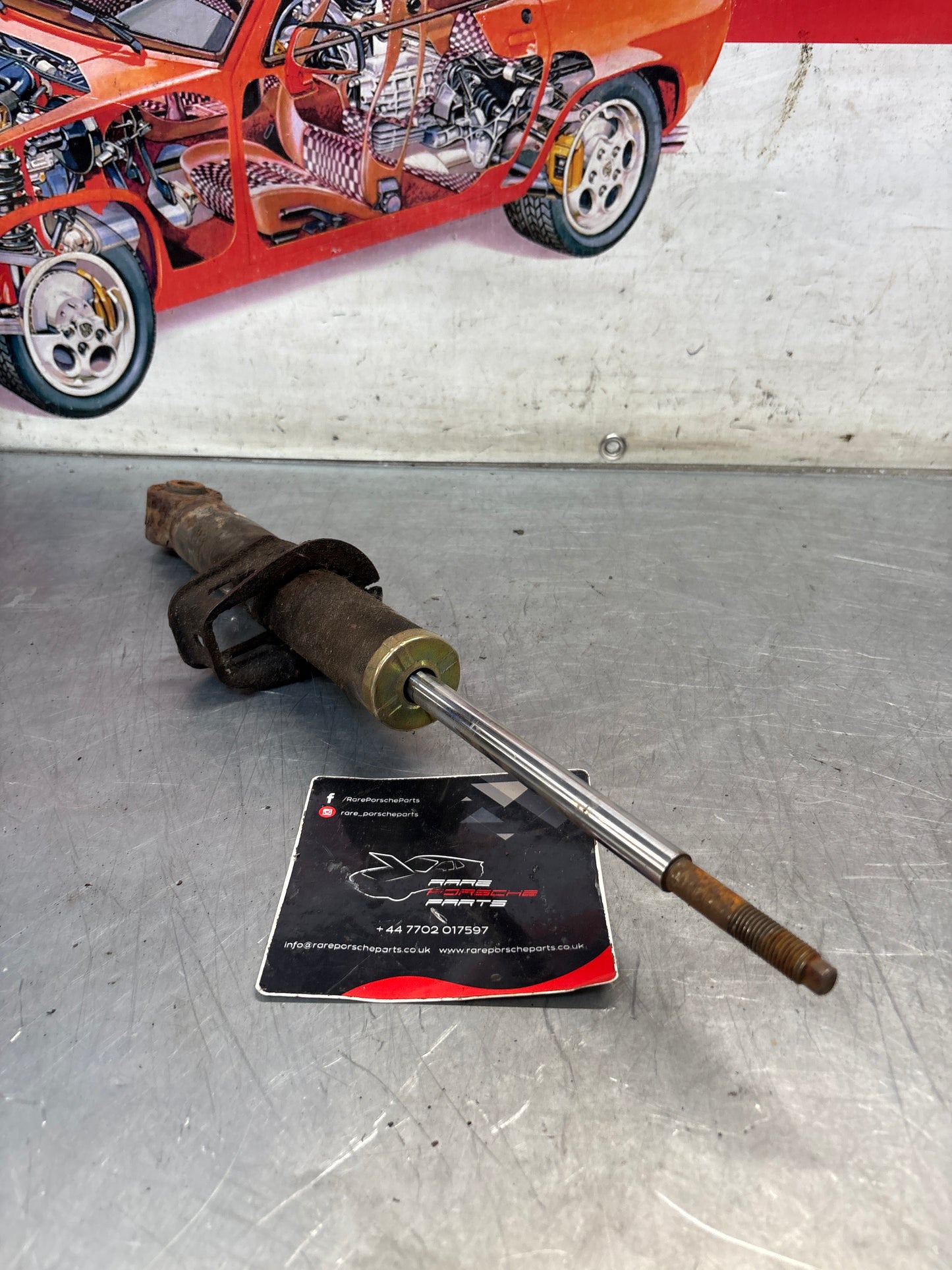 Porsche 911 993 rear shock absorber, used 99333305100