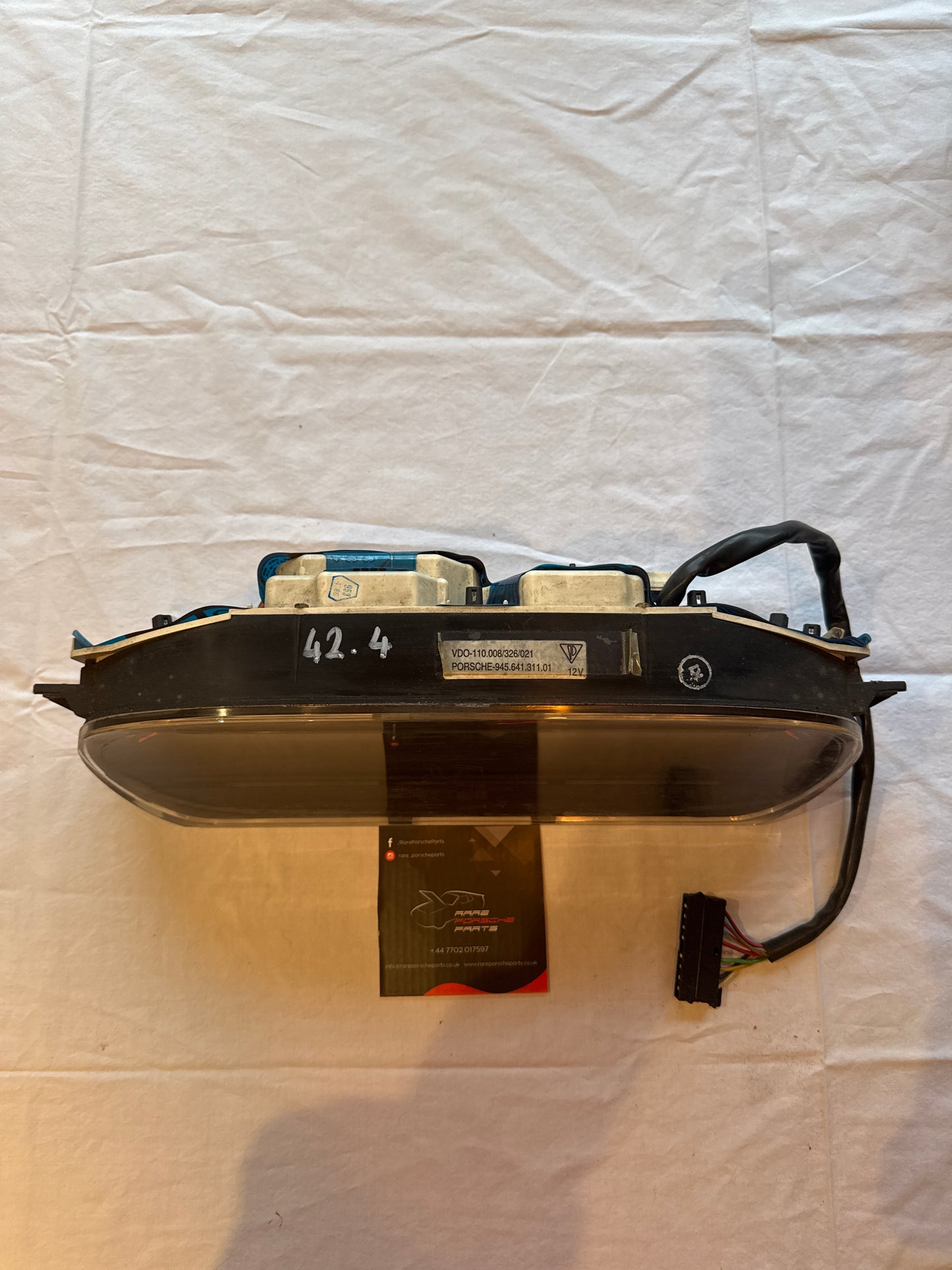 Porsche 944 cruscotto orologio tachimetro chiesuola 94564131106 86-89, usato