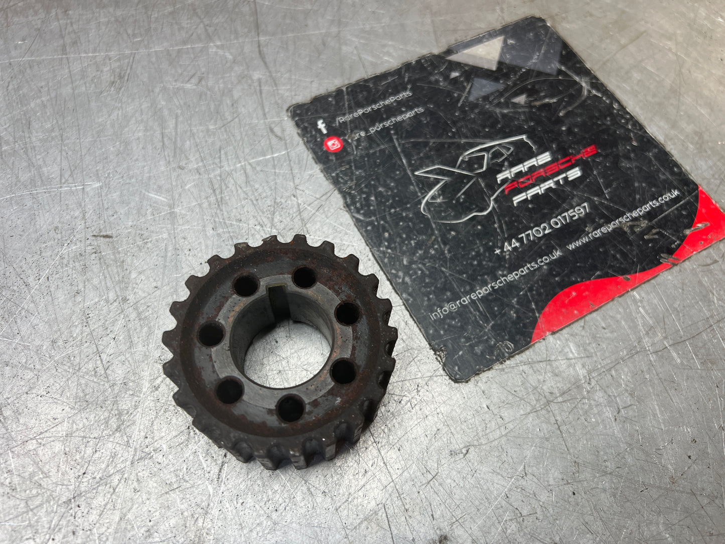 Porsche 944 S2 16v Crankshaft Timing Cam Belt Gear Pulley, used 94410512506