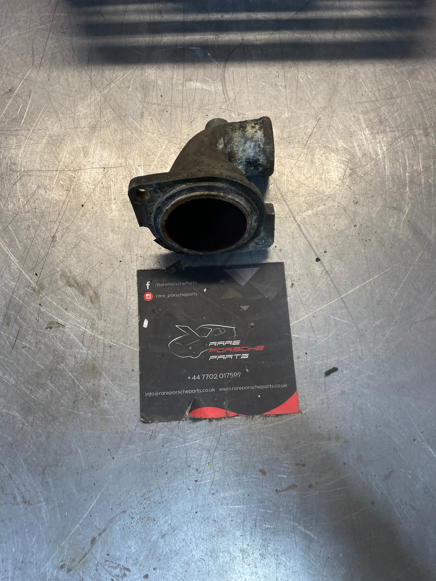 Porsche 924 Turbo thermostat housing top. 931 106 155 00 USED