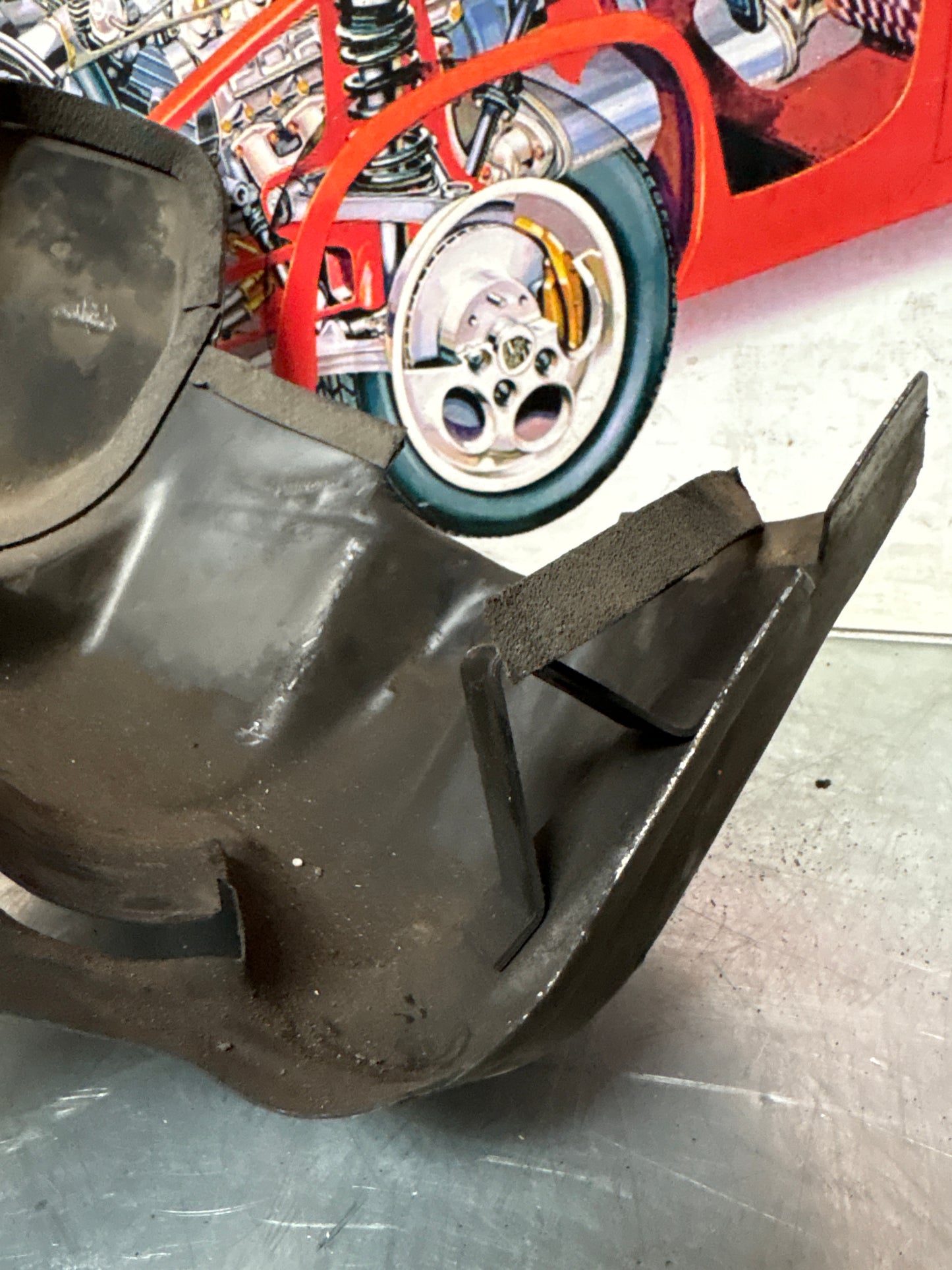 Porsche 968 - fuel pump cover plate 94420133100