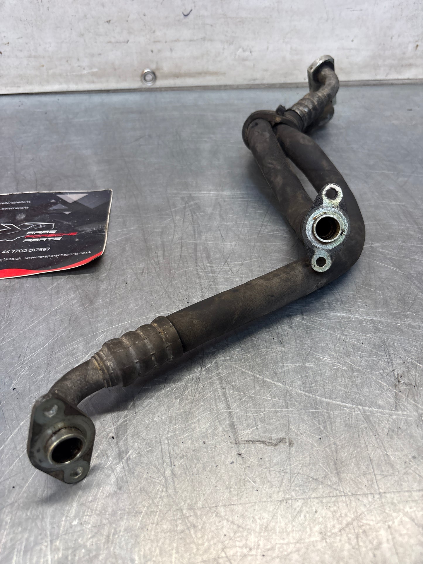 Porsche 944S2 / 968 engine oil cooler pipes, used 94420701104