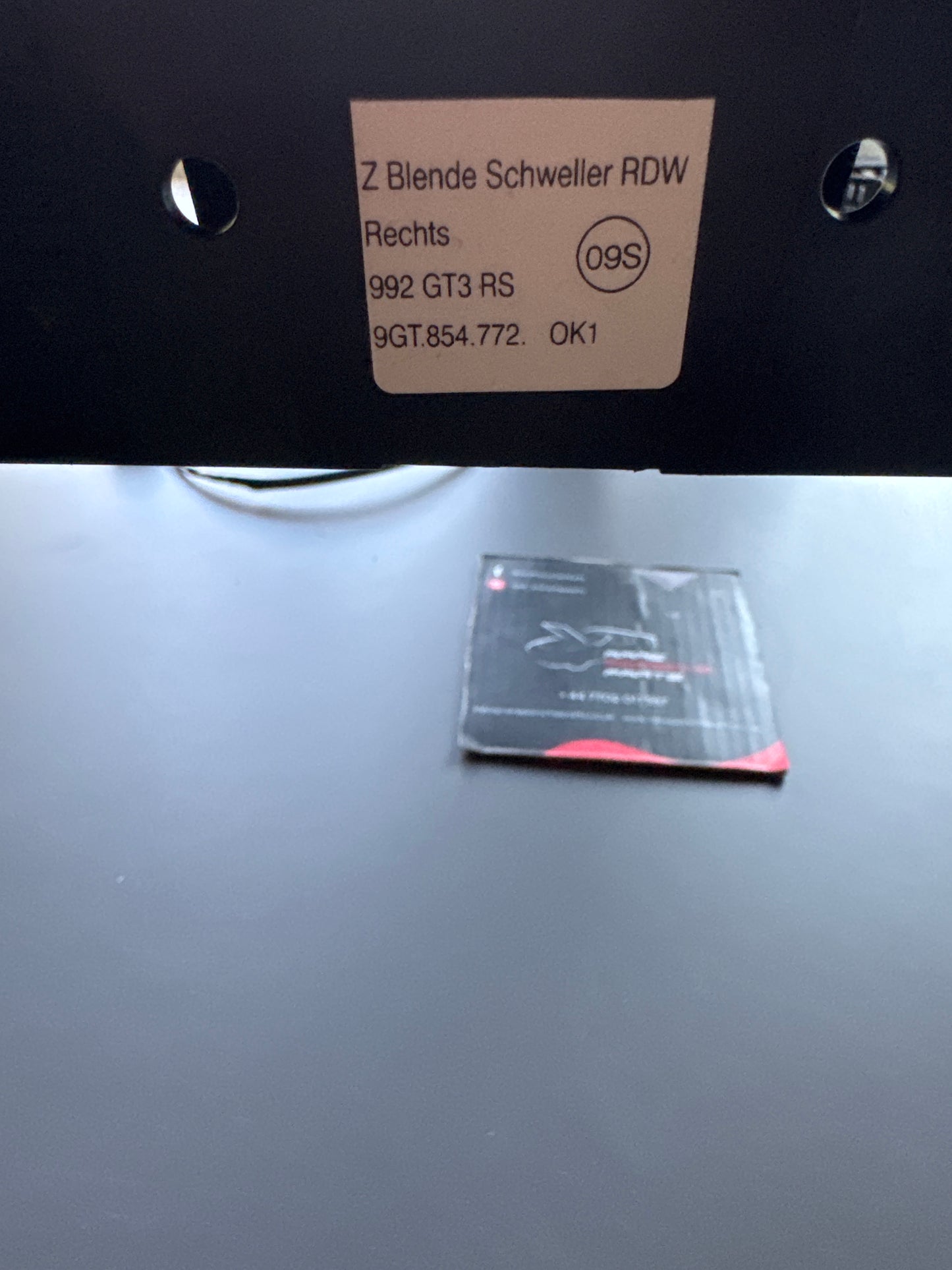 Porsche 992 spoiler 9GT854778 new