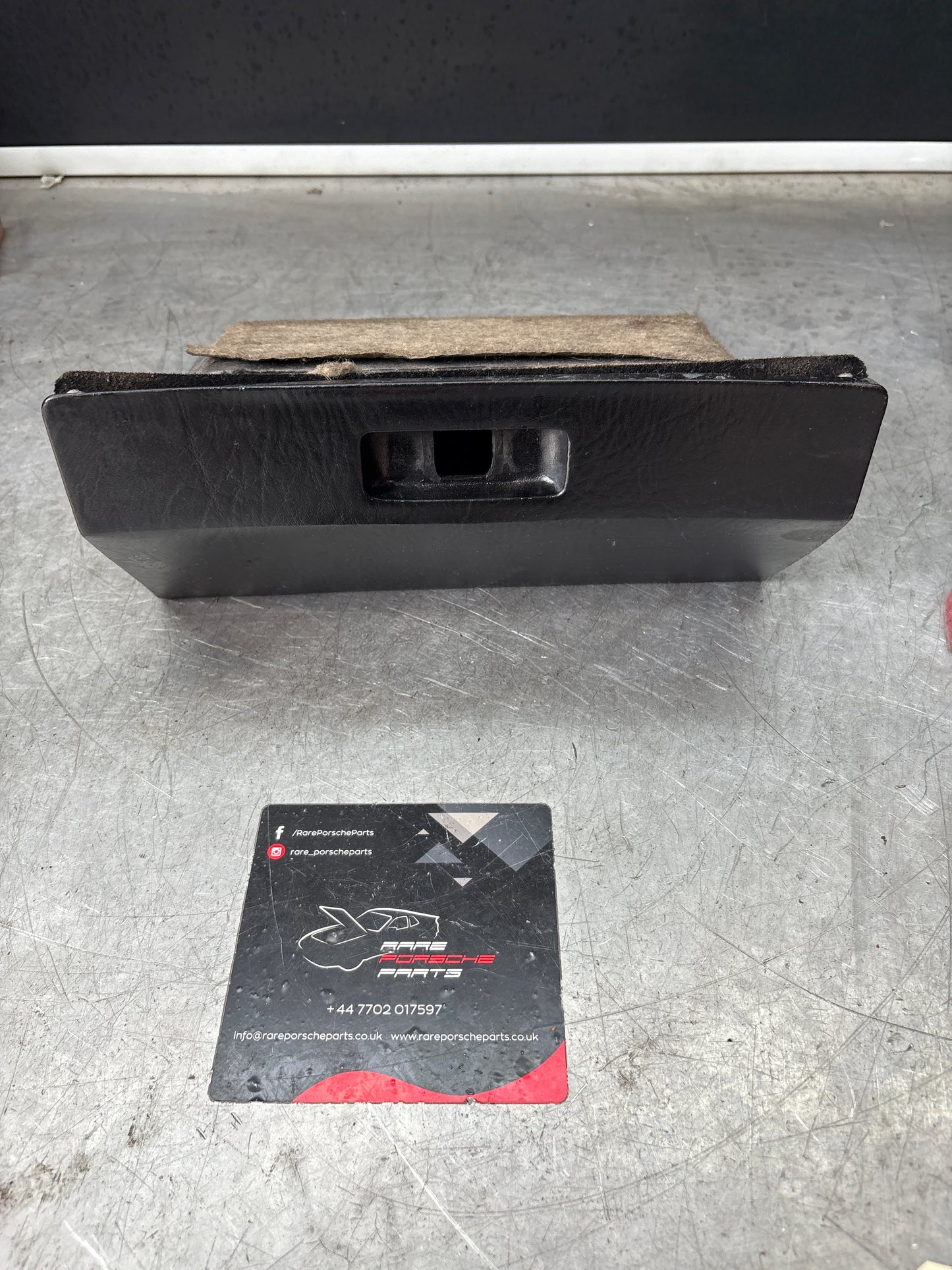 Porsche 924 glovebox with black door, used 477857095A
