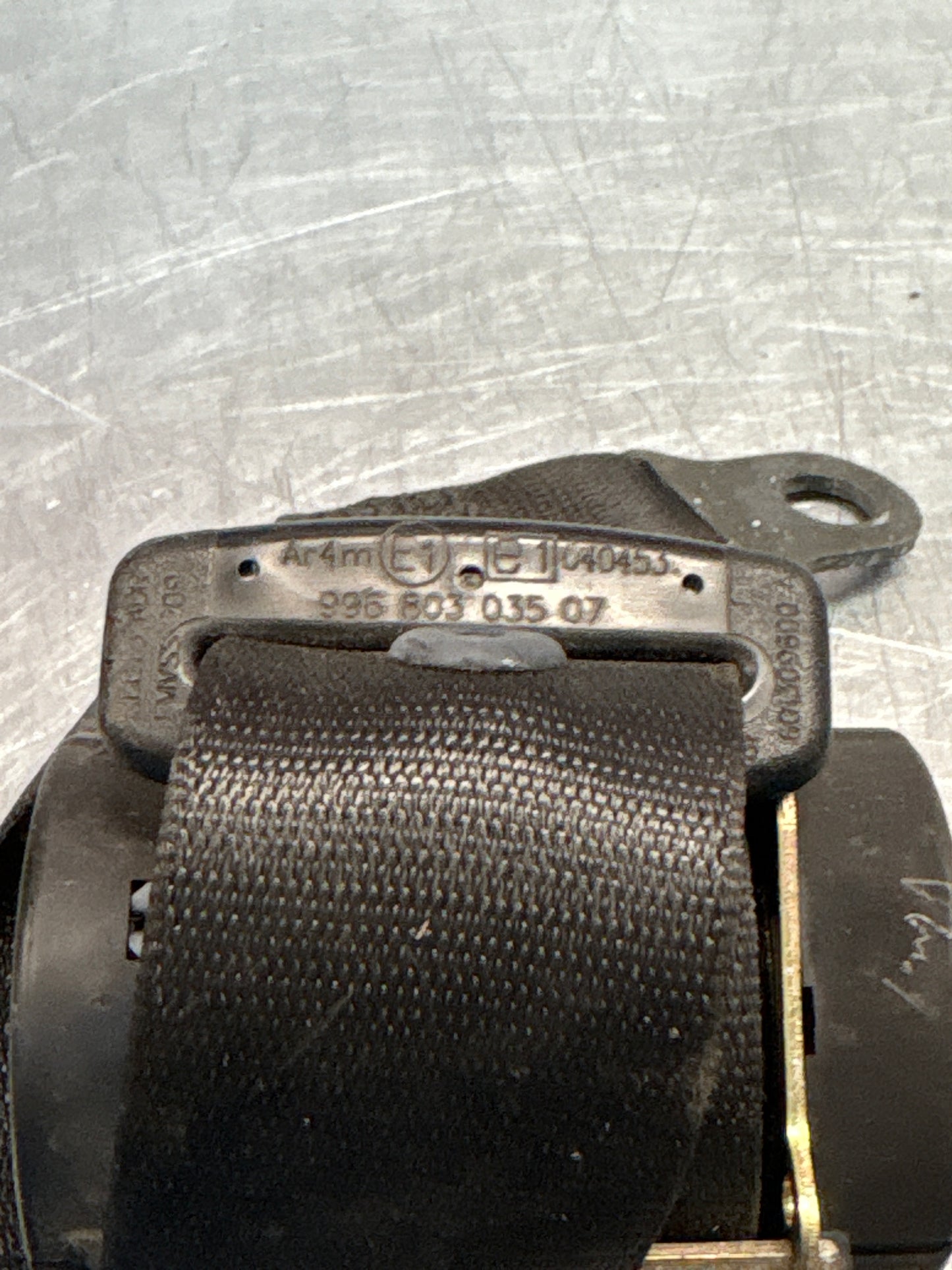 Porsche 911 996/997 rear left seatbelt, used 99680303507