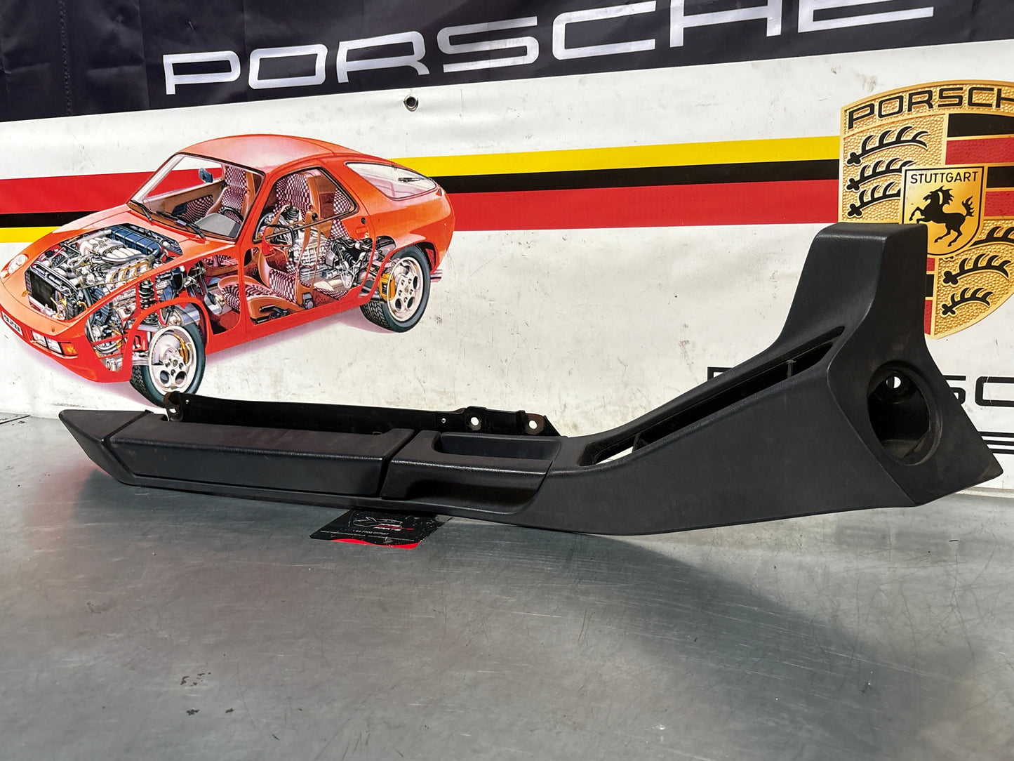 Porsche 928 marine blue door armrest, left, off side, 92855510103, used