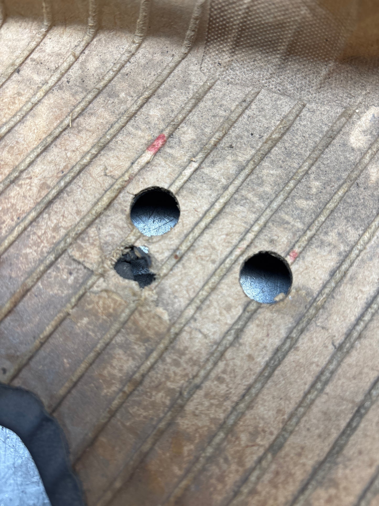 Porsche 944 924 black left rear interior C Post trim /card . Quarter panel trim used, 94455502101