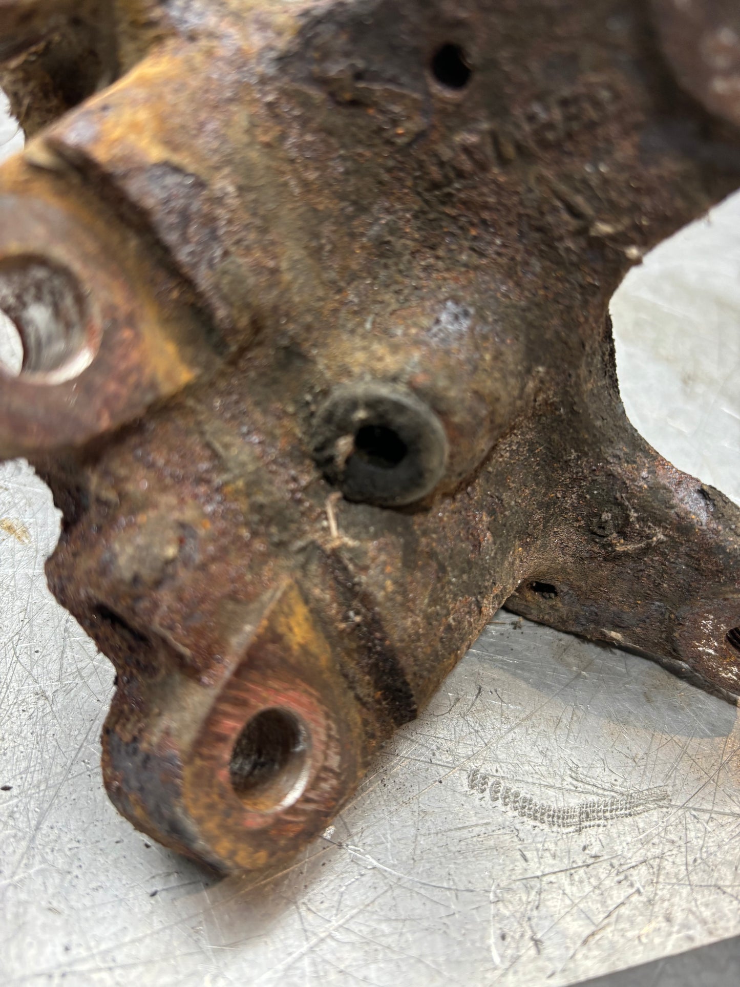 Porsche 924 79-85 Front Spindle, left knuckle, 477407311K, used