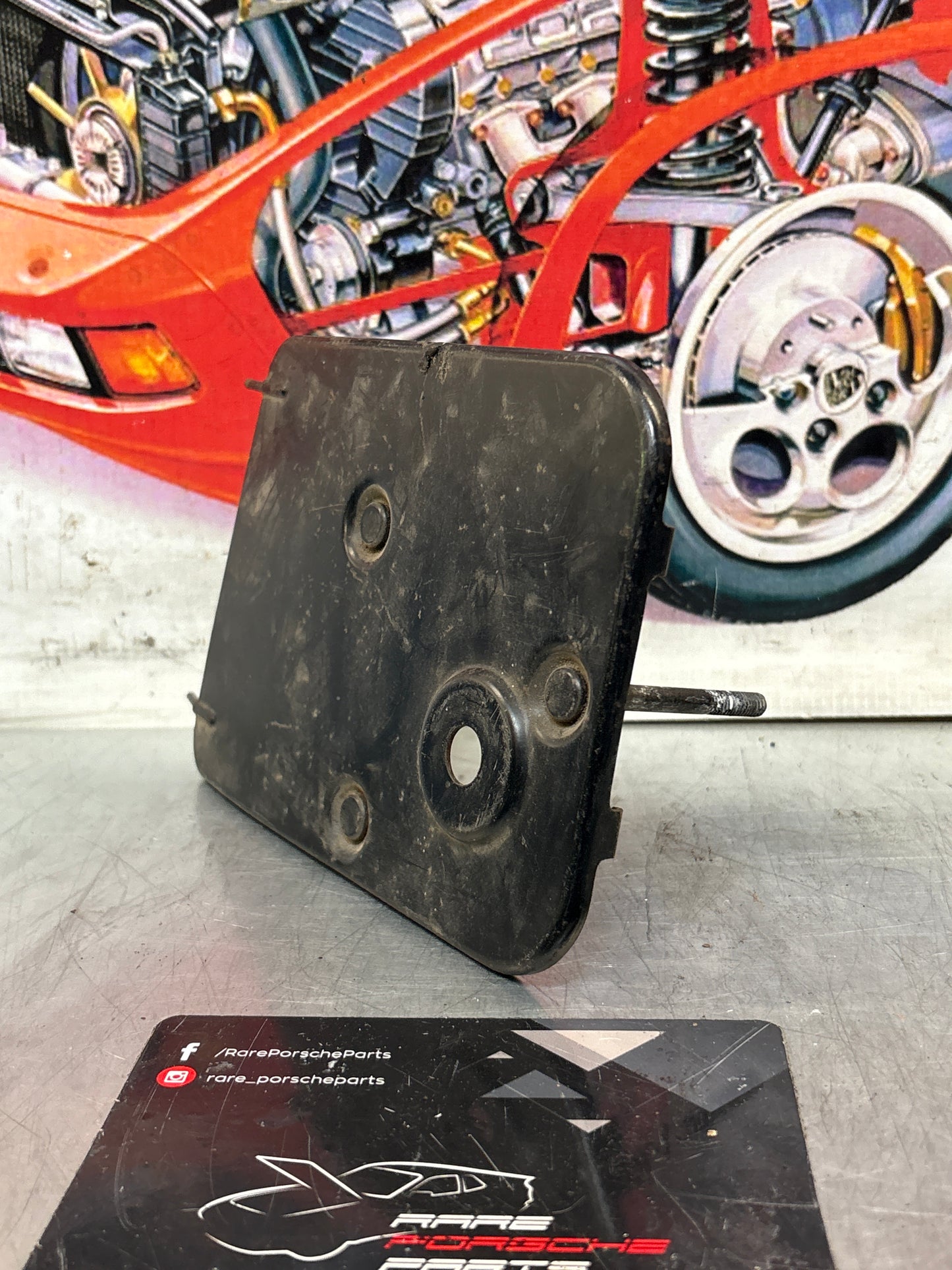 Porsche 924/944 rear wiper motor backing mounting plate Early type 477955715B 94462807100 used
