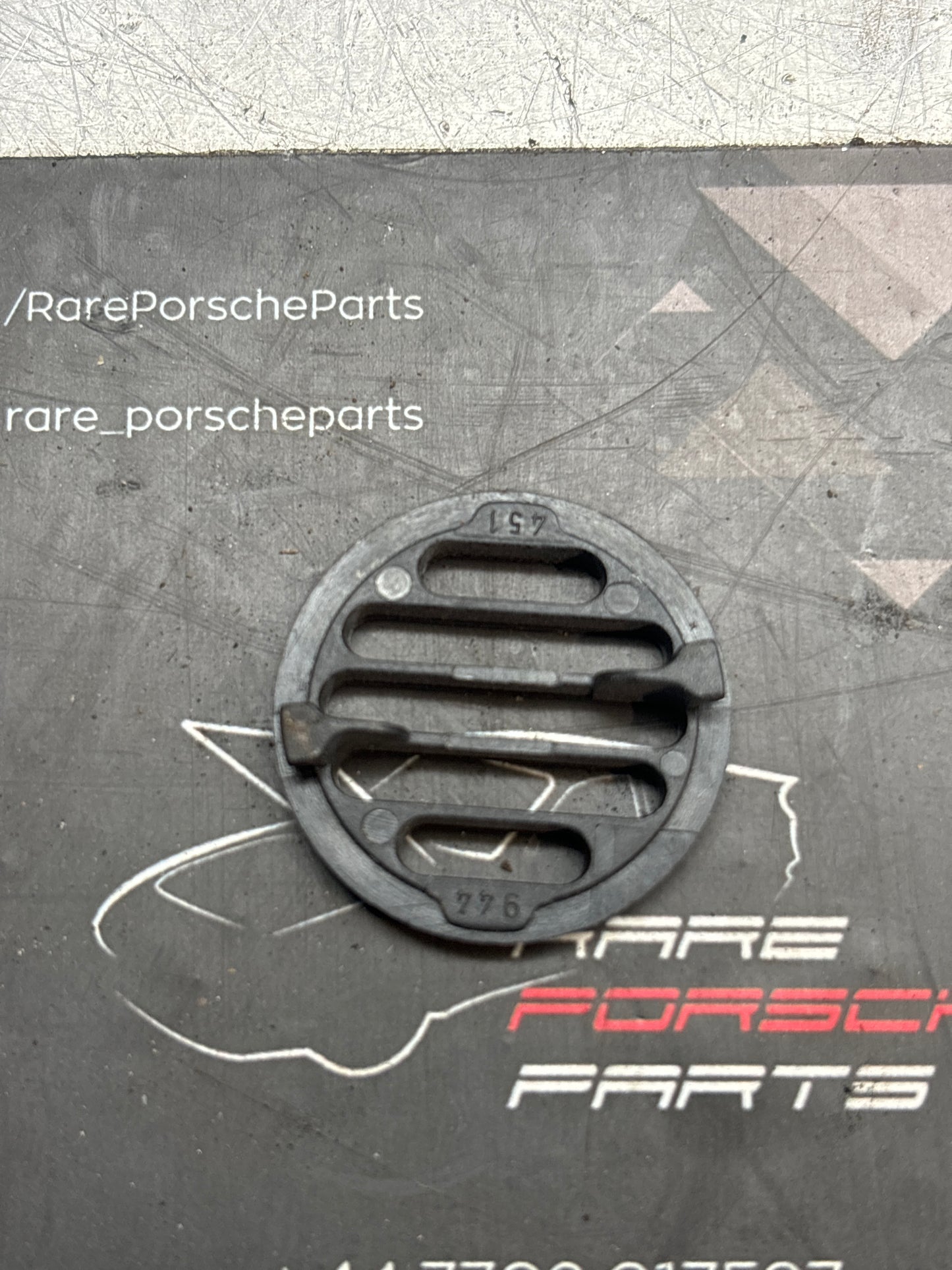 Porsche 944/968 dashboard temperature sensor cover. 94455245100, used