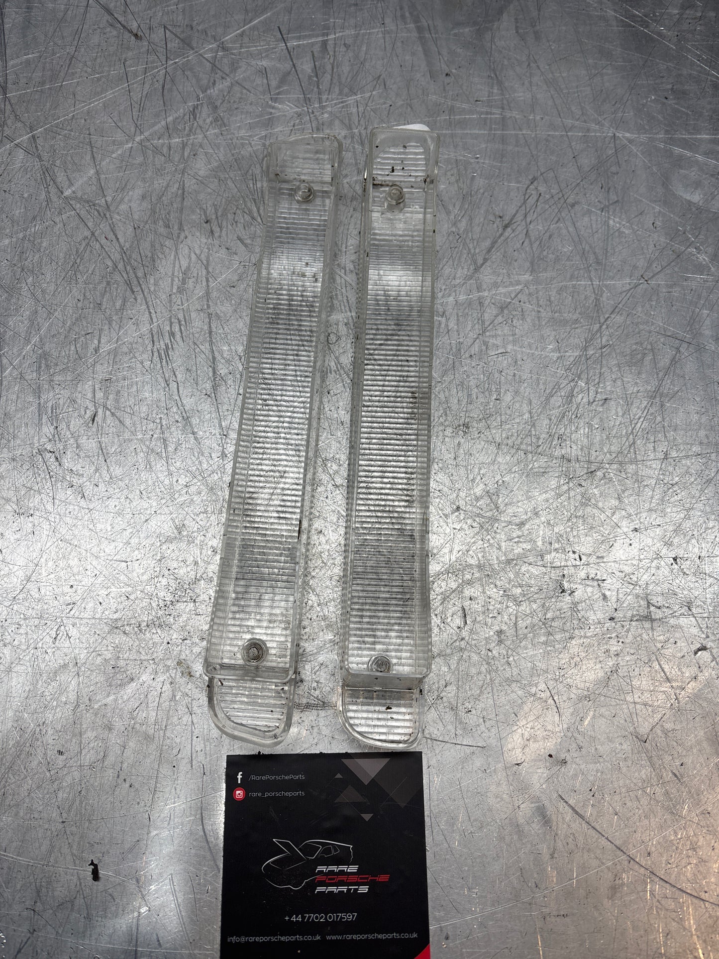 Porsche 944 lens S2 / Turbo pair of aftermarket clear indicator lenses, used