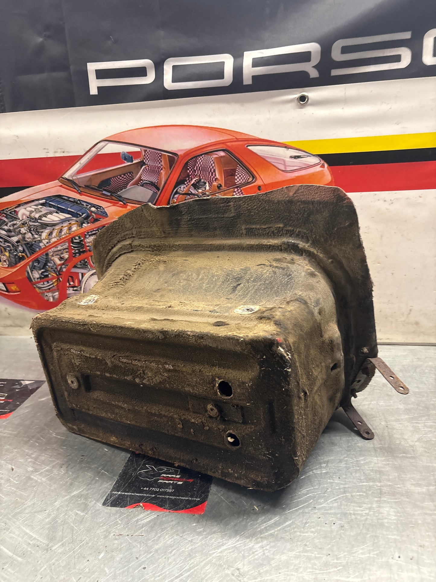 Porsche 928 Battery tray cut, 92850180502 used