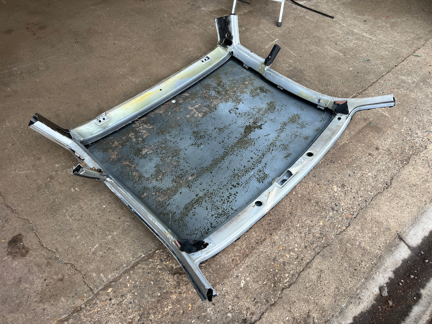 Porsche 924 944 roof panel cut non sunroof model used