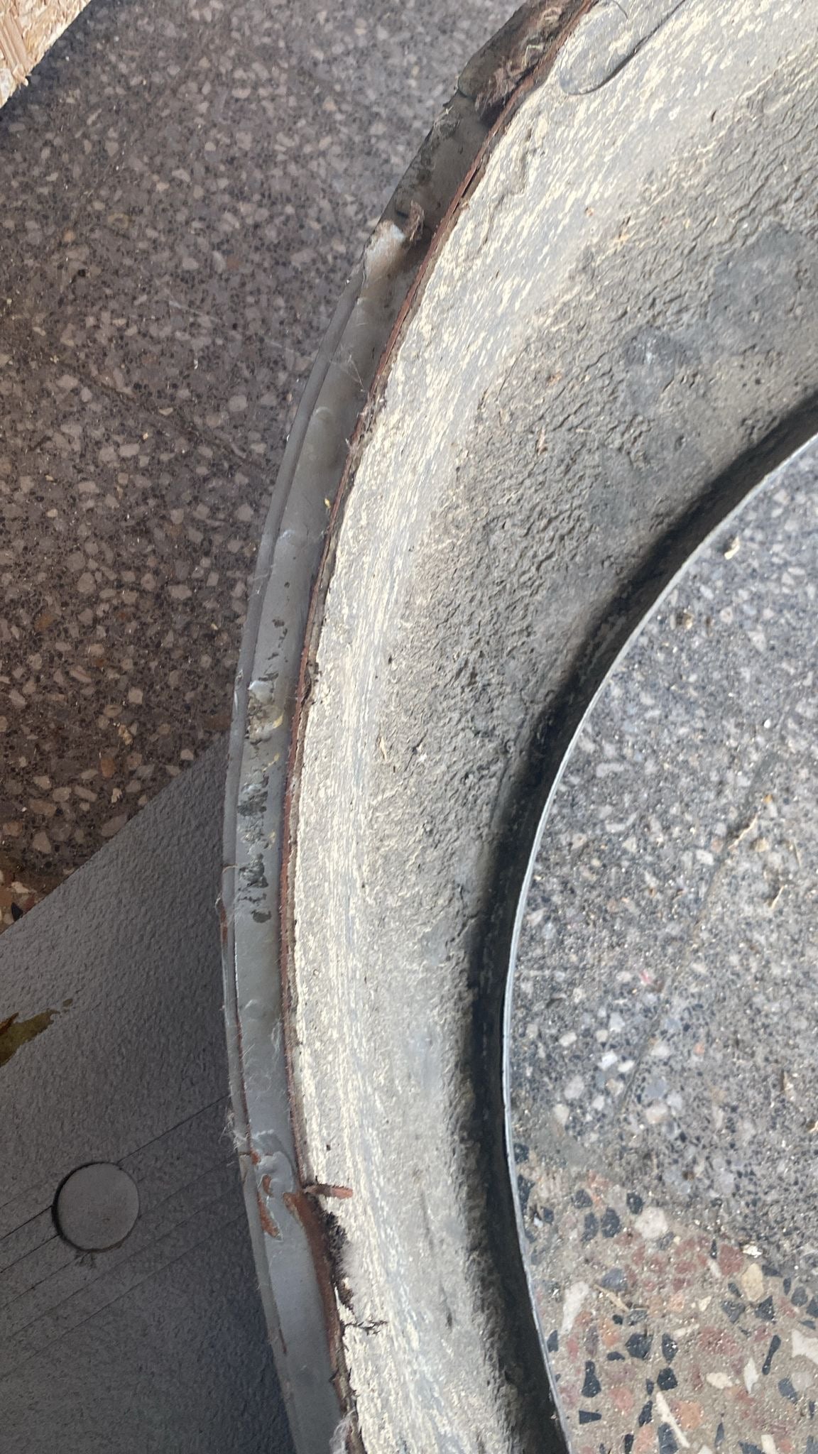 Porsche 944 left side cut, rear fender 94450390303,