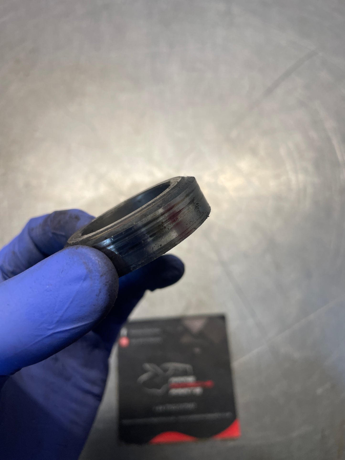 Porsche 924 rear wheel hub sealing ring, used 113501315H