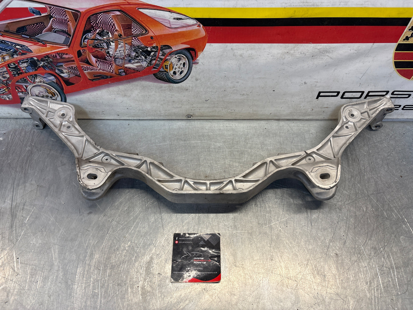 Porsche 928 S4 rear gearbox subframe, used 92833113116