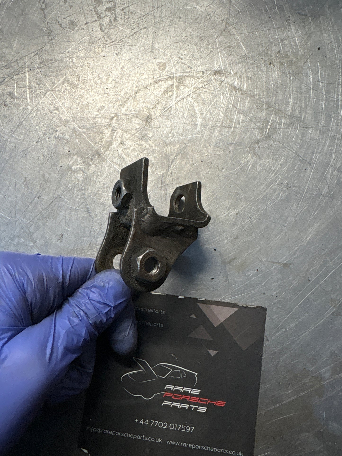 Porsche 928 engine shock absorber connecting bow, used, left 92837508101