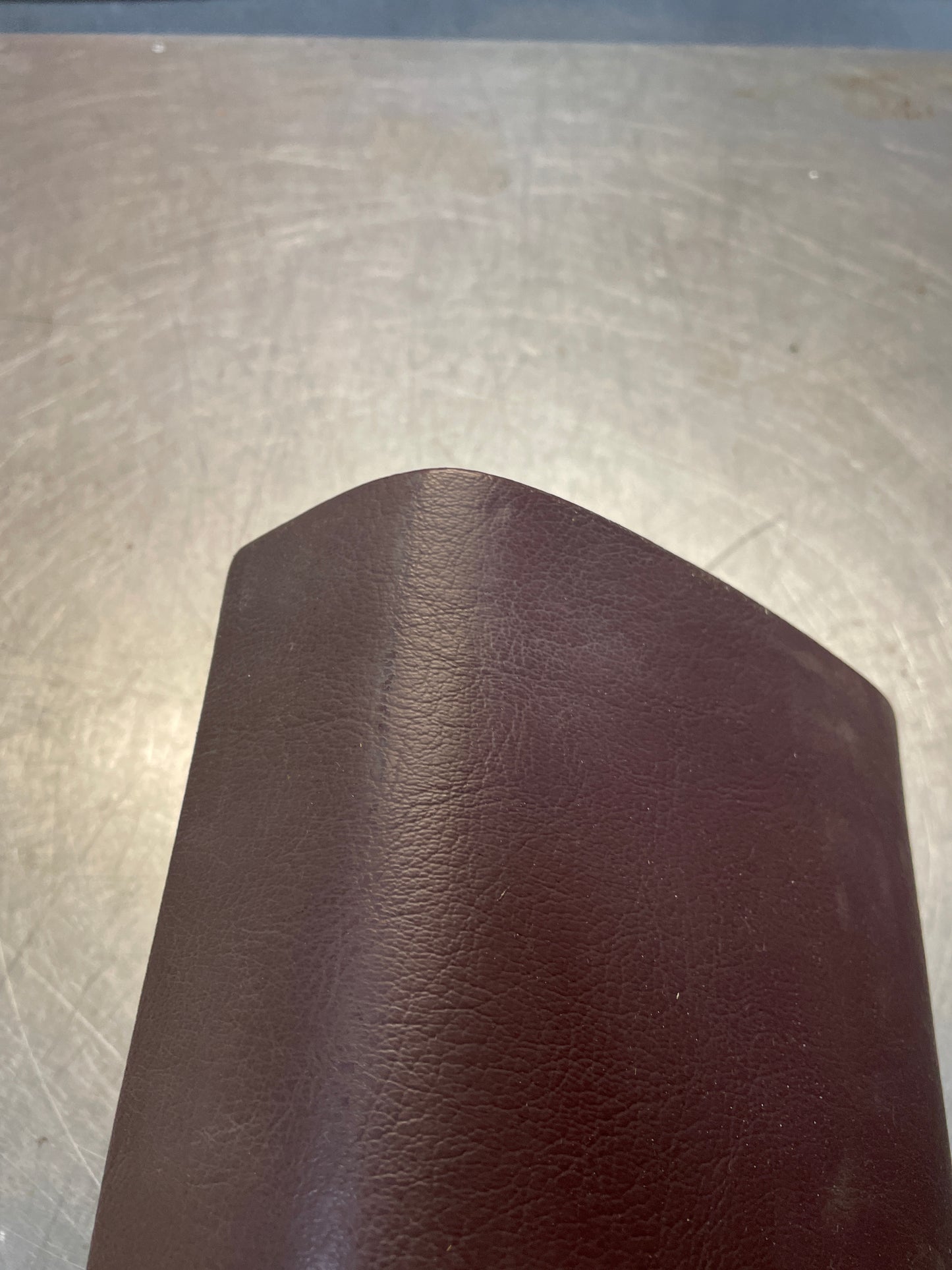 Porsche 928 glove box door, used, burgundy