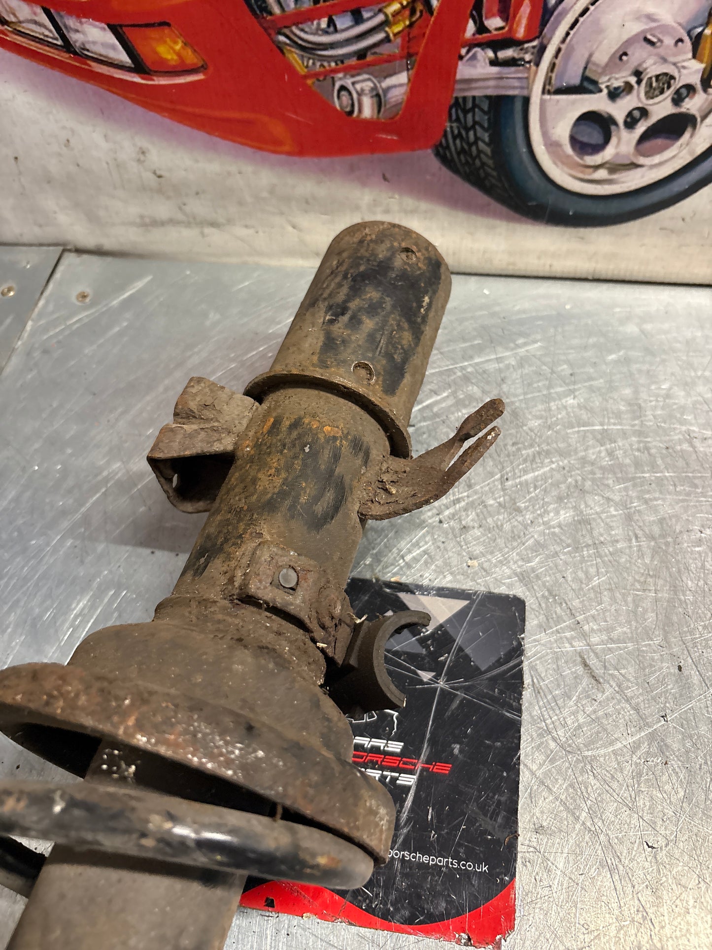Porsche 944 Turbo front left shock absorber, used 95134303105