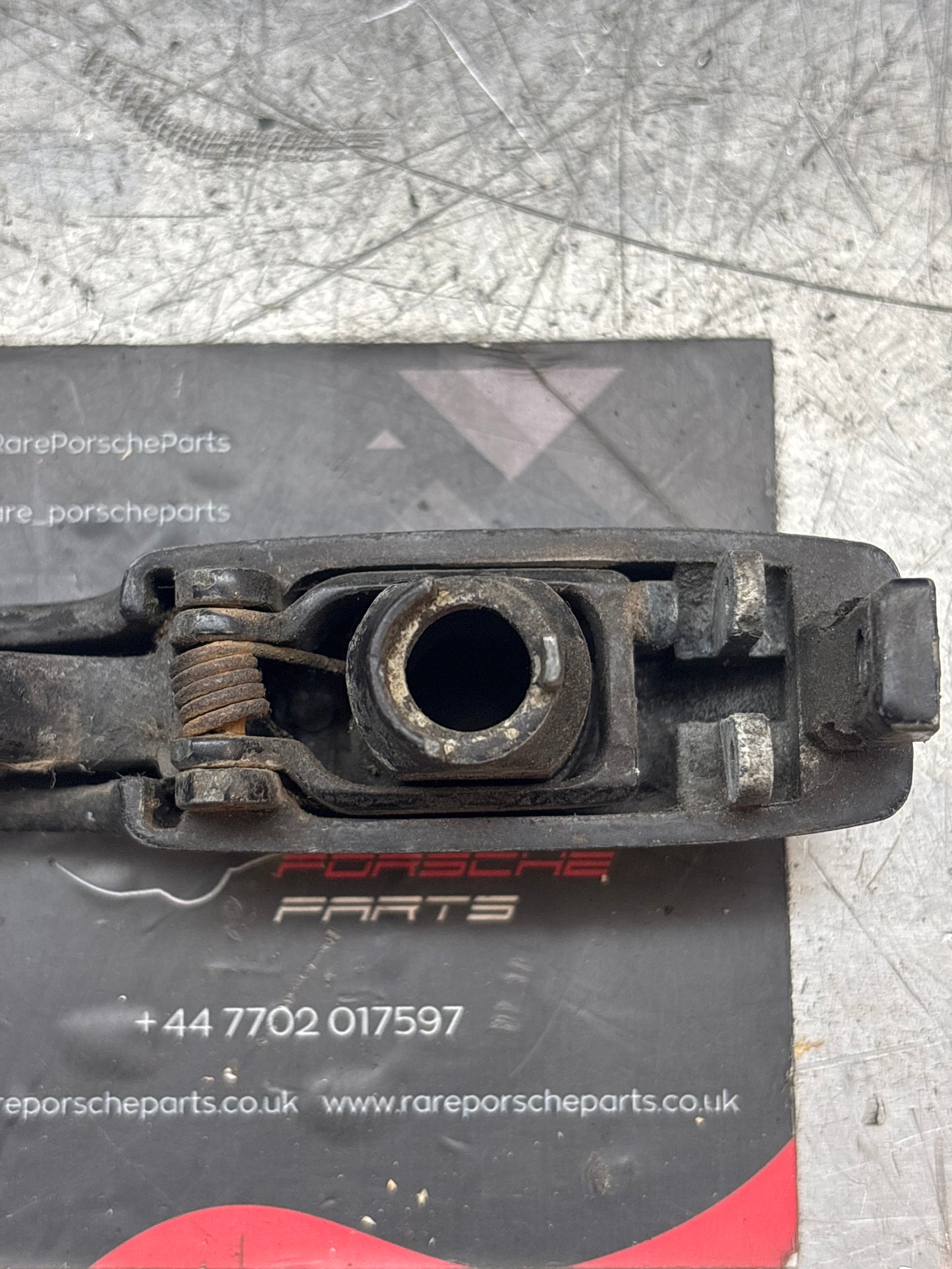 Porsche 924 944 right hand exterior door handle. o/s used condition 94453890600