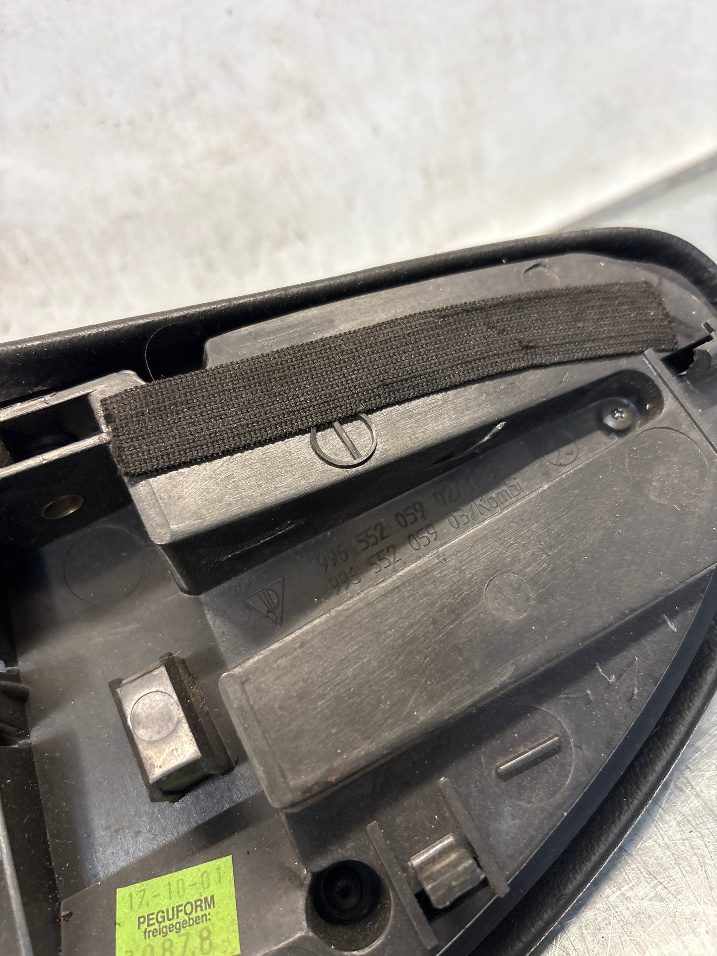 Porsche 911 996 dasboard cluster trim, used, black 99655205902