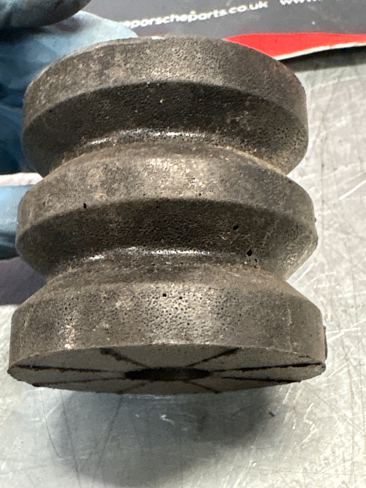 Porsche 928 bump stop strut additional spring, used 92834352702