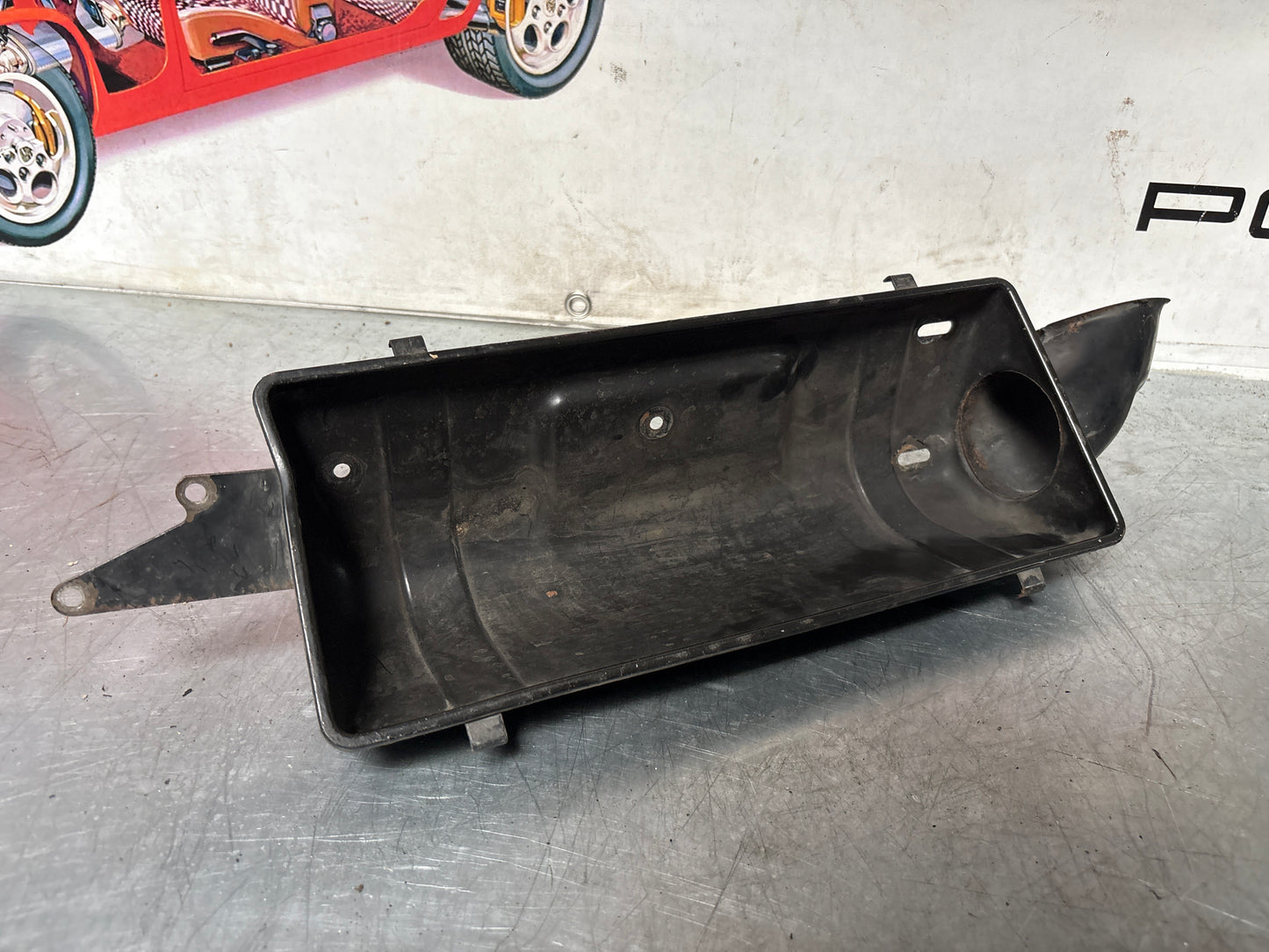 Porsche 924 turbo air box filter housing lower 93111002103, refurbished