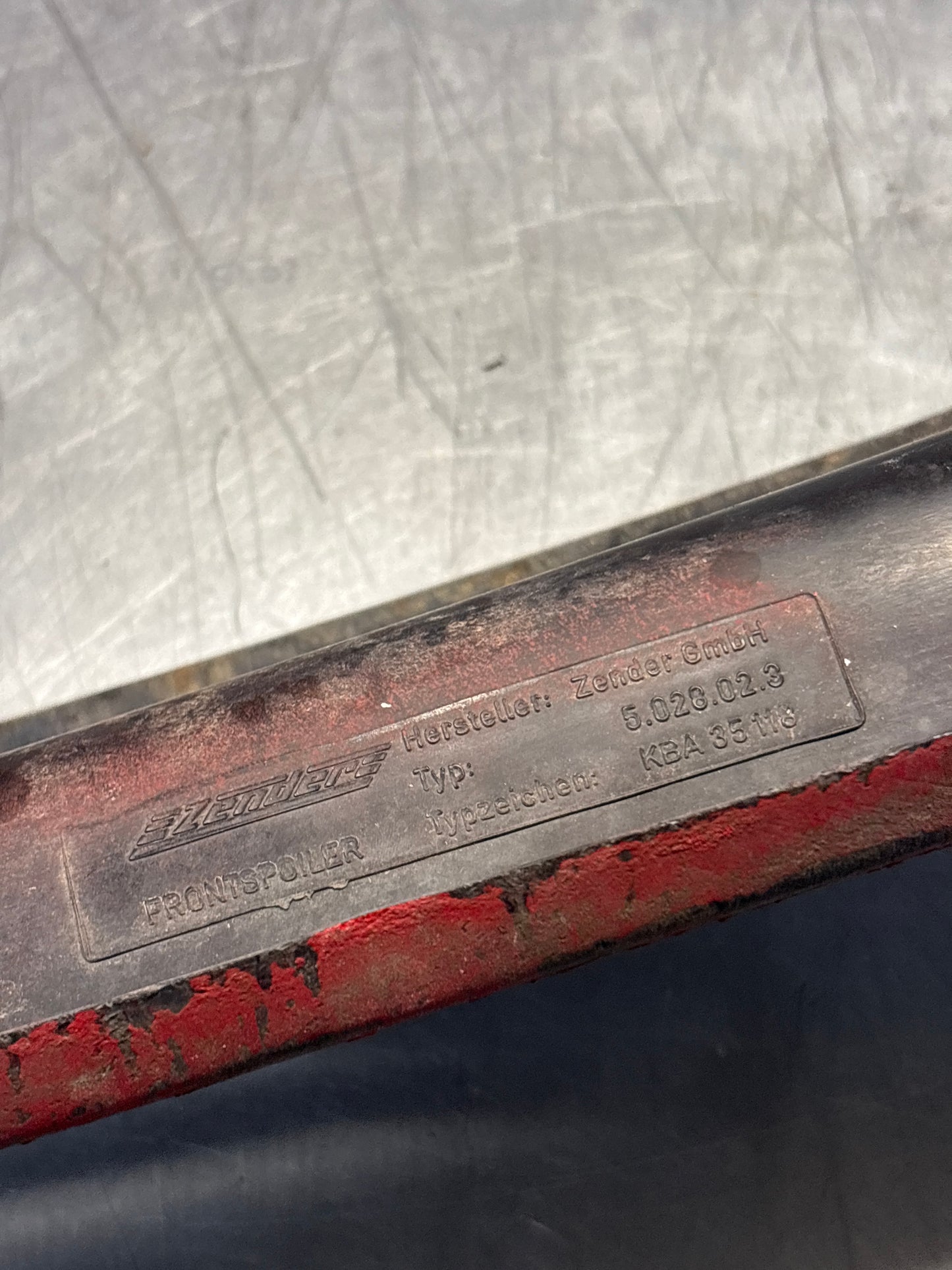 Porsche 924 Zender spoiler set, used