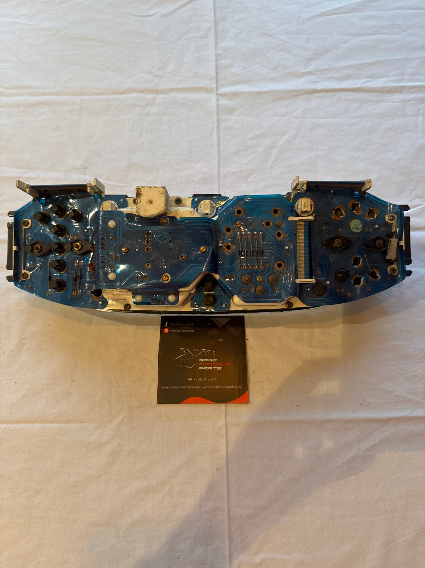 Porsche 944 dash clock binnacle pod speedometer, 94564131106 used 038760 miles plastic screen has some small scratches