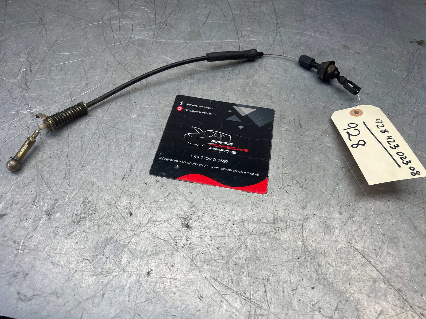 Porsche 928 throttle accelerator cable, used , LHD