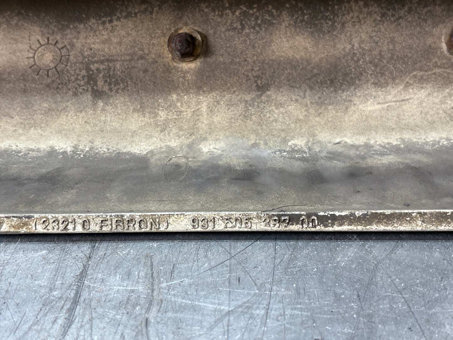 Porsche 944 rear bumper, used 93150538700