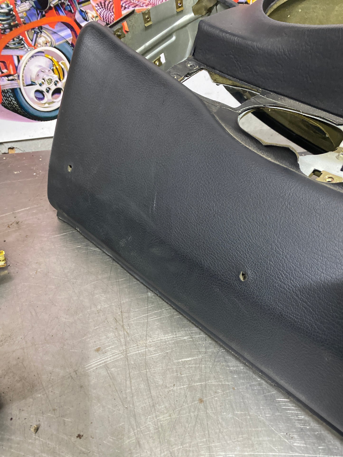 Porsche 944 dashboard for LHD car, black, nice condition