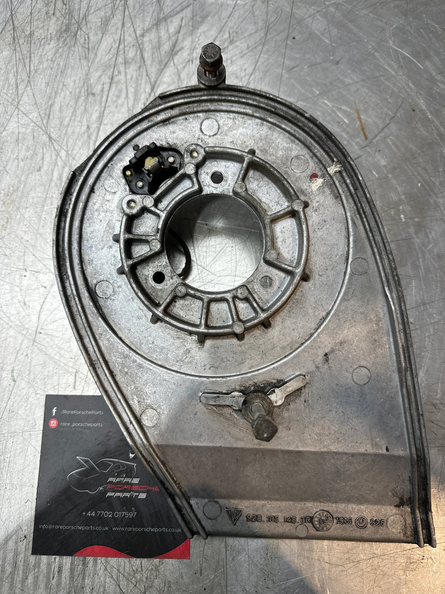 Porsche 928 Aluminium Timing Belt cover, used 9281051483R
