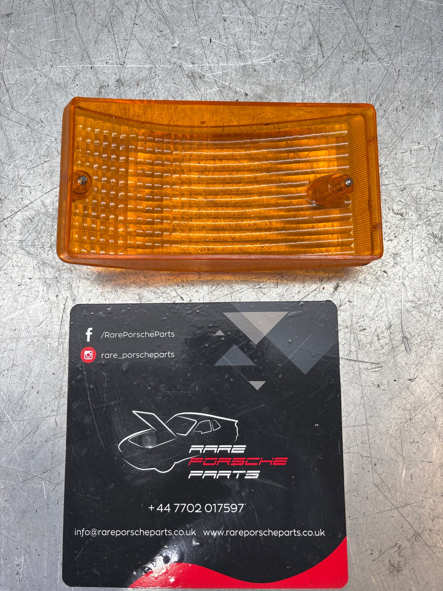 Porsche 924 944 US front indicator lens right O/S 477953043A used