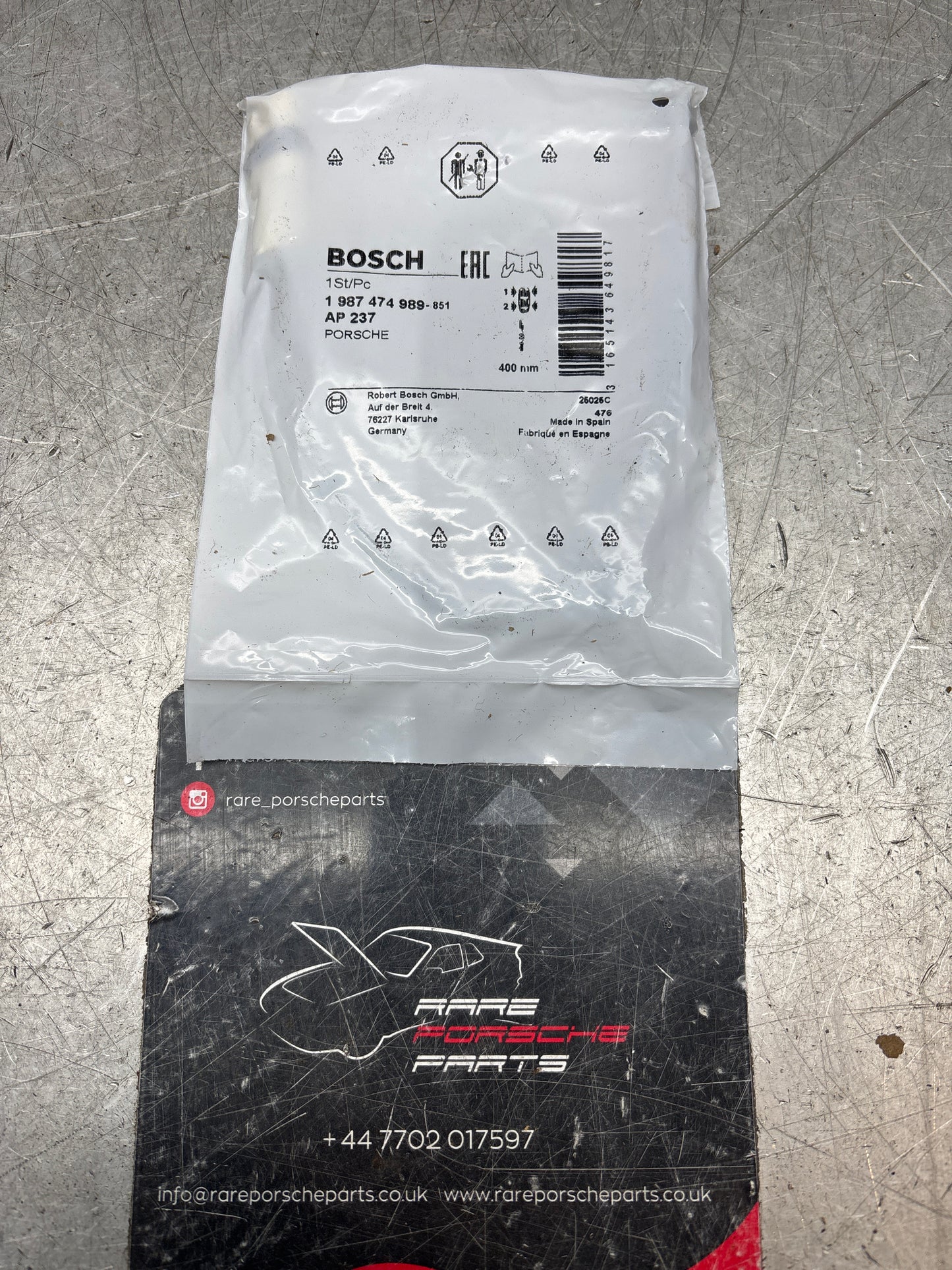 Porsche 944 brake pad wear indicator 94461236502, new, Bosch