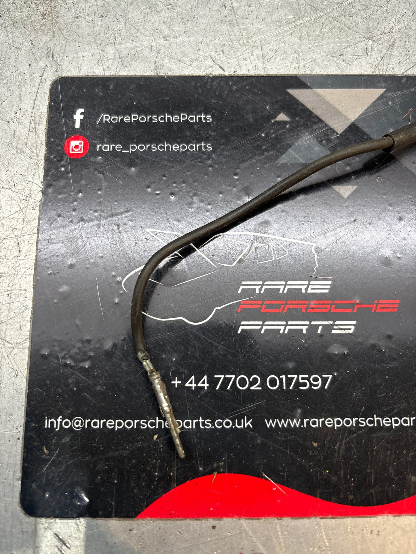 Porsche 924 944 engine compartment light, later type, short cable 94462805100, used