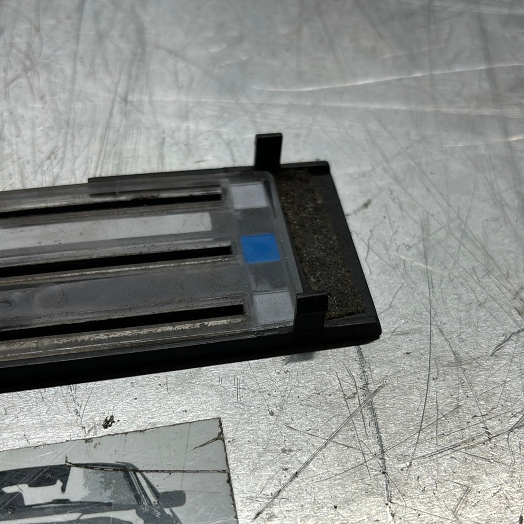 Porsche 924 early Heater control fascia panel, used, 477819043B