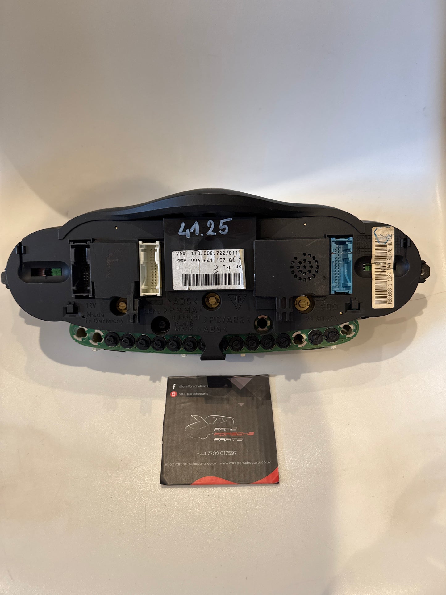 Porsche Boxster 996 Instrument Cluster, unknown mileage 9966411070170c used