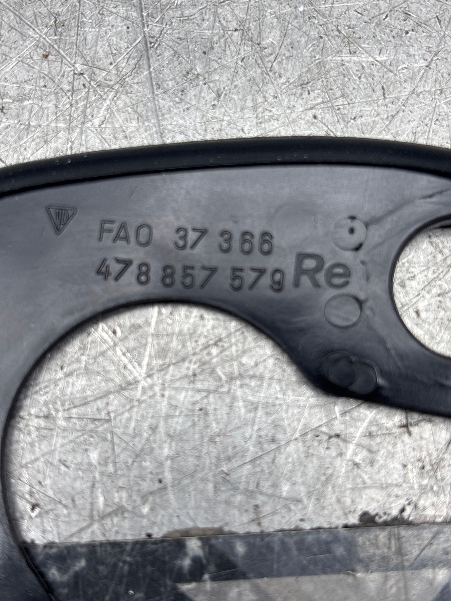 Porsche 924 924 Carrera GT right O/S wing mirror rubber pad, 478857579, new