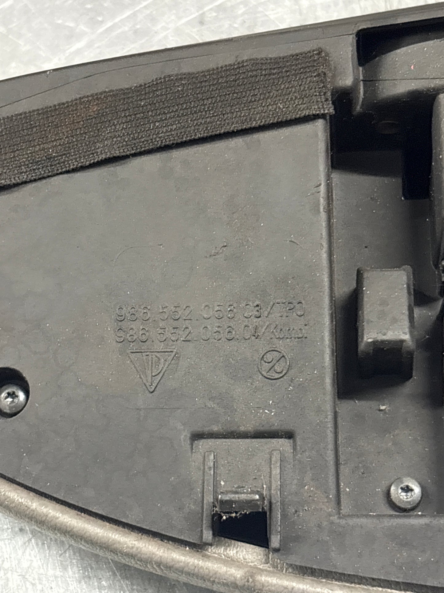 Porsche Boxster 986 RHD dashboard cluster trim,grey used 98655205600 / 98655205601