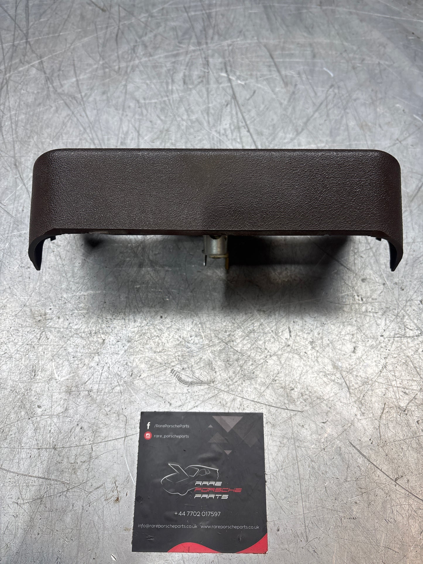 Porsche 944 Center Console Gauge Housing brown/silver 477857977, used