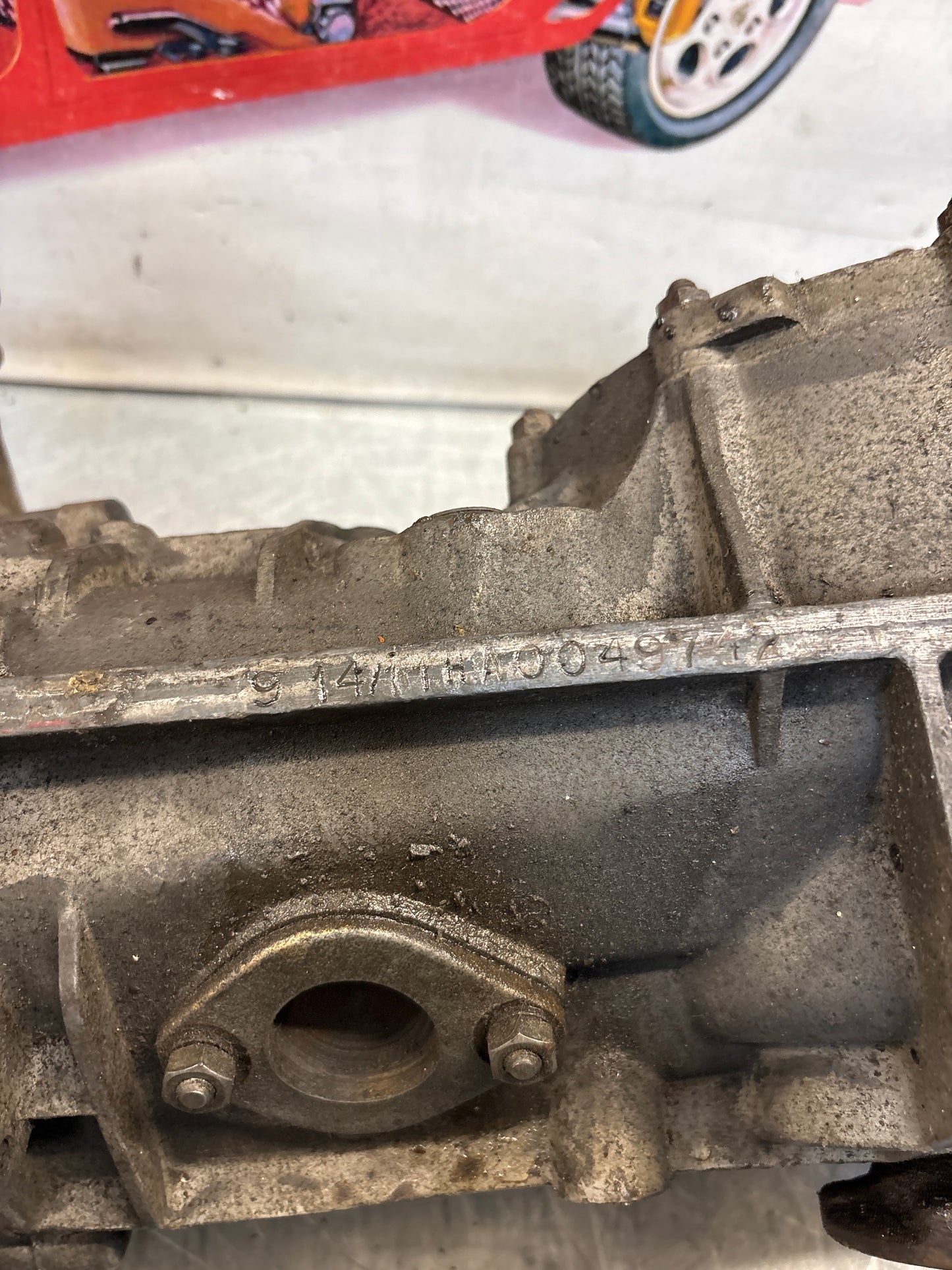 Porsche 914 transmission, used, for spares or repair unknown condition, HA0049742