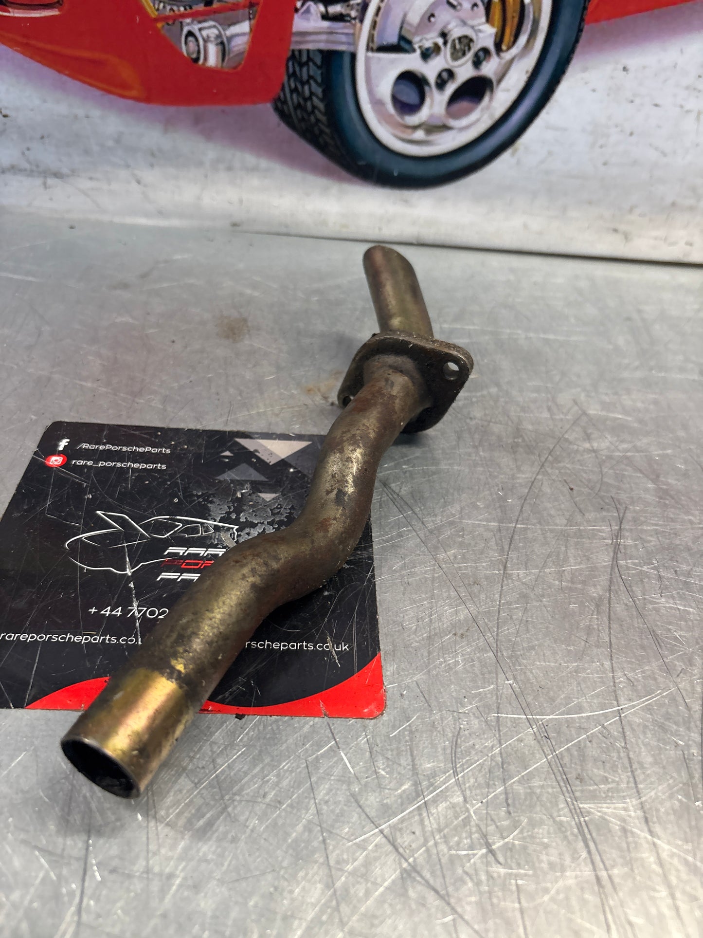 Porsche 928 Oil tube, used 92810716701