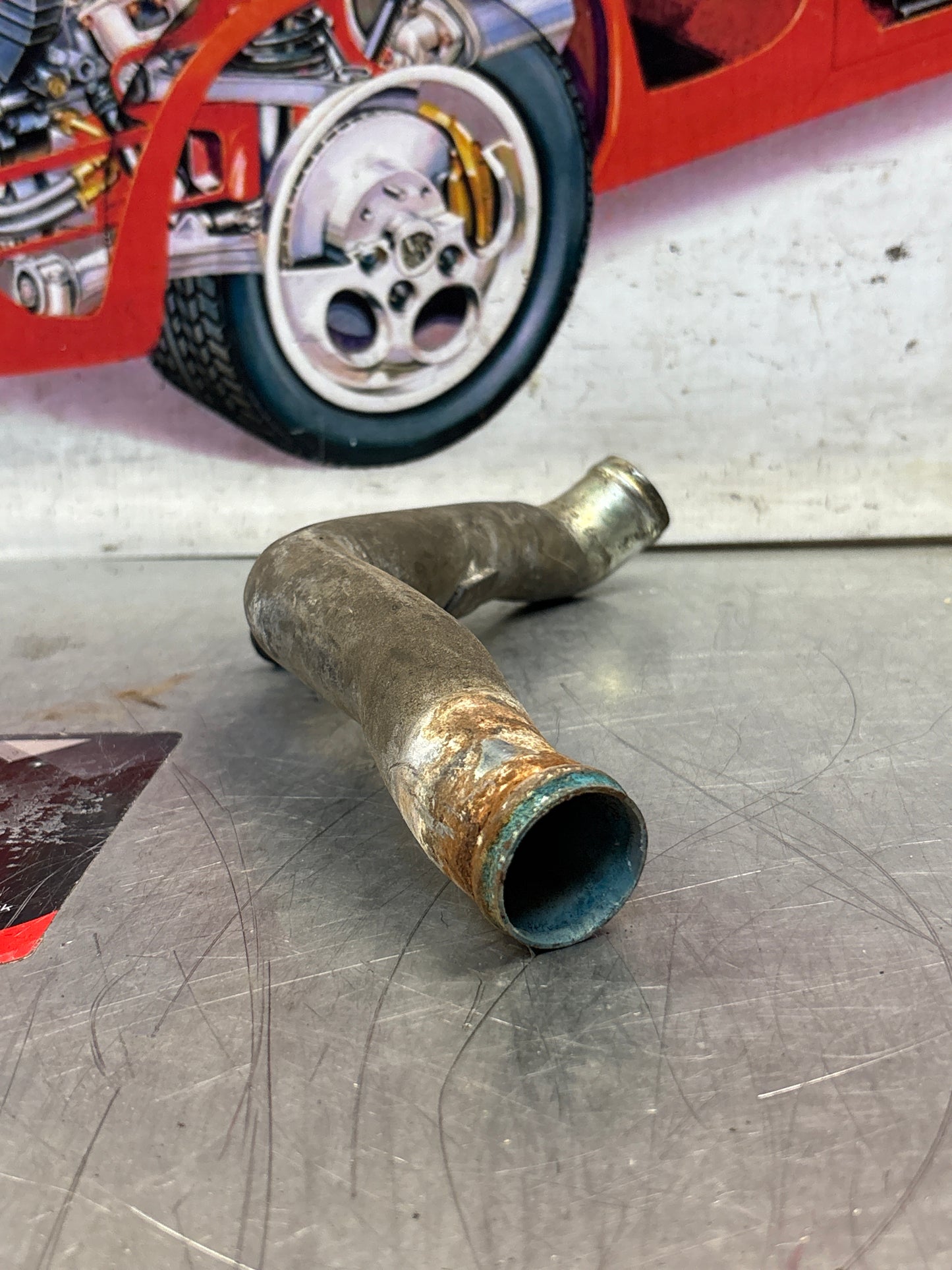 Porsche 944 Turbo 951 Wasserrohr 95110609100, gebraucht