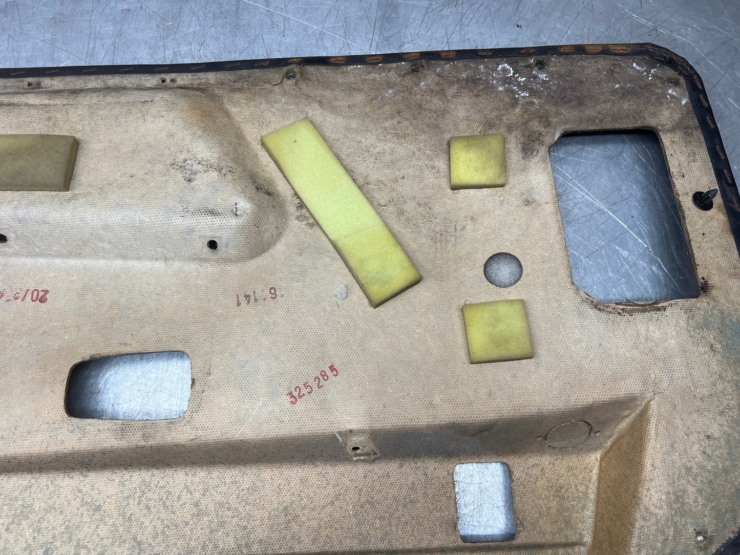 Porsche 924/944 early Porsche black door card used good condition left side, Rhd, 478867011