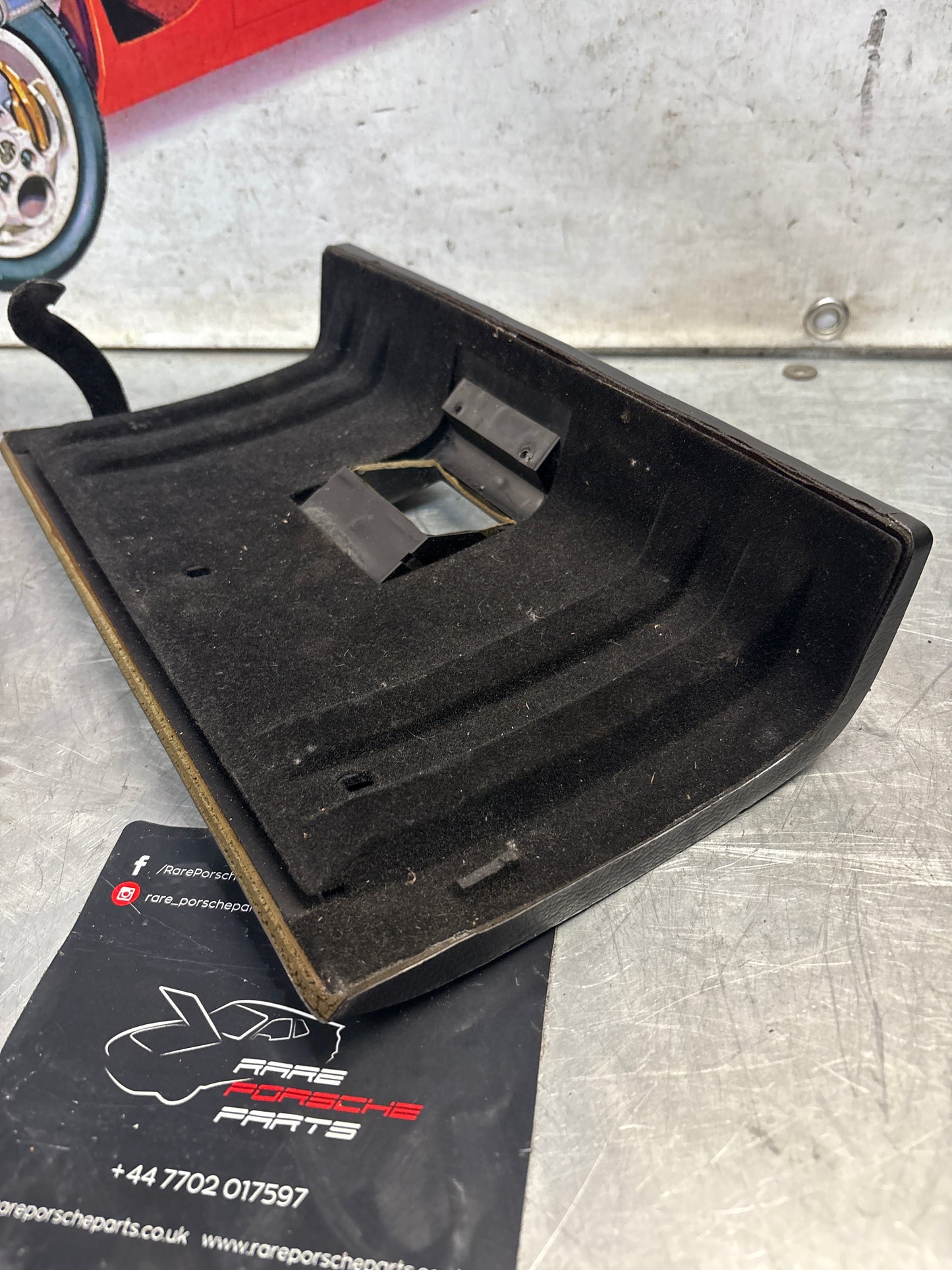 Porsche 928 glovebox door, black, used