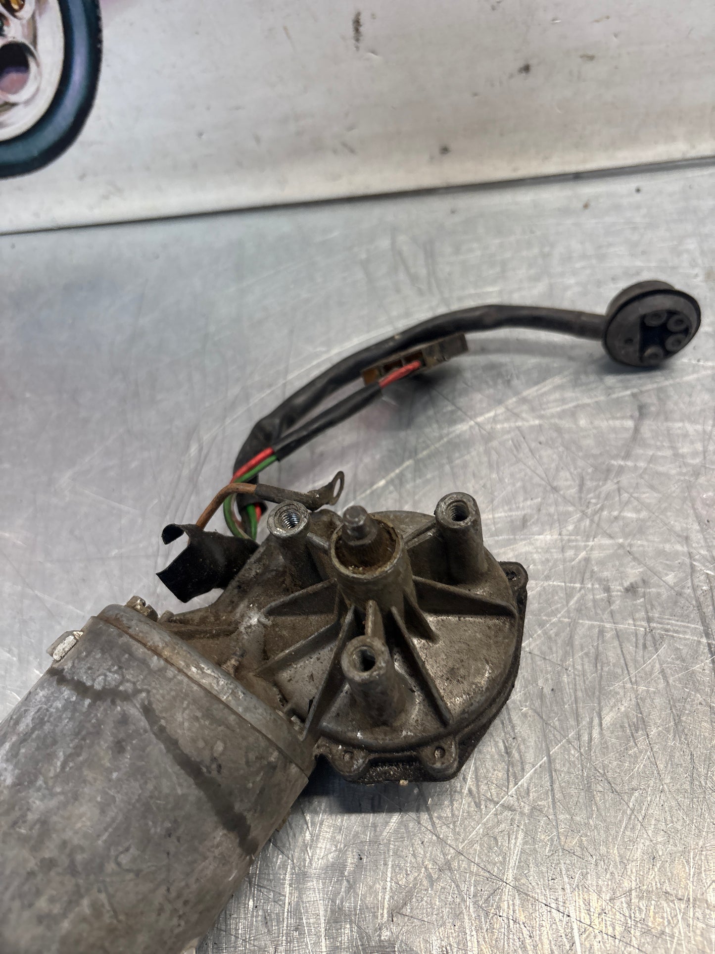 Porsche 914 right headlight motor, used, 91462411411