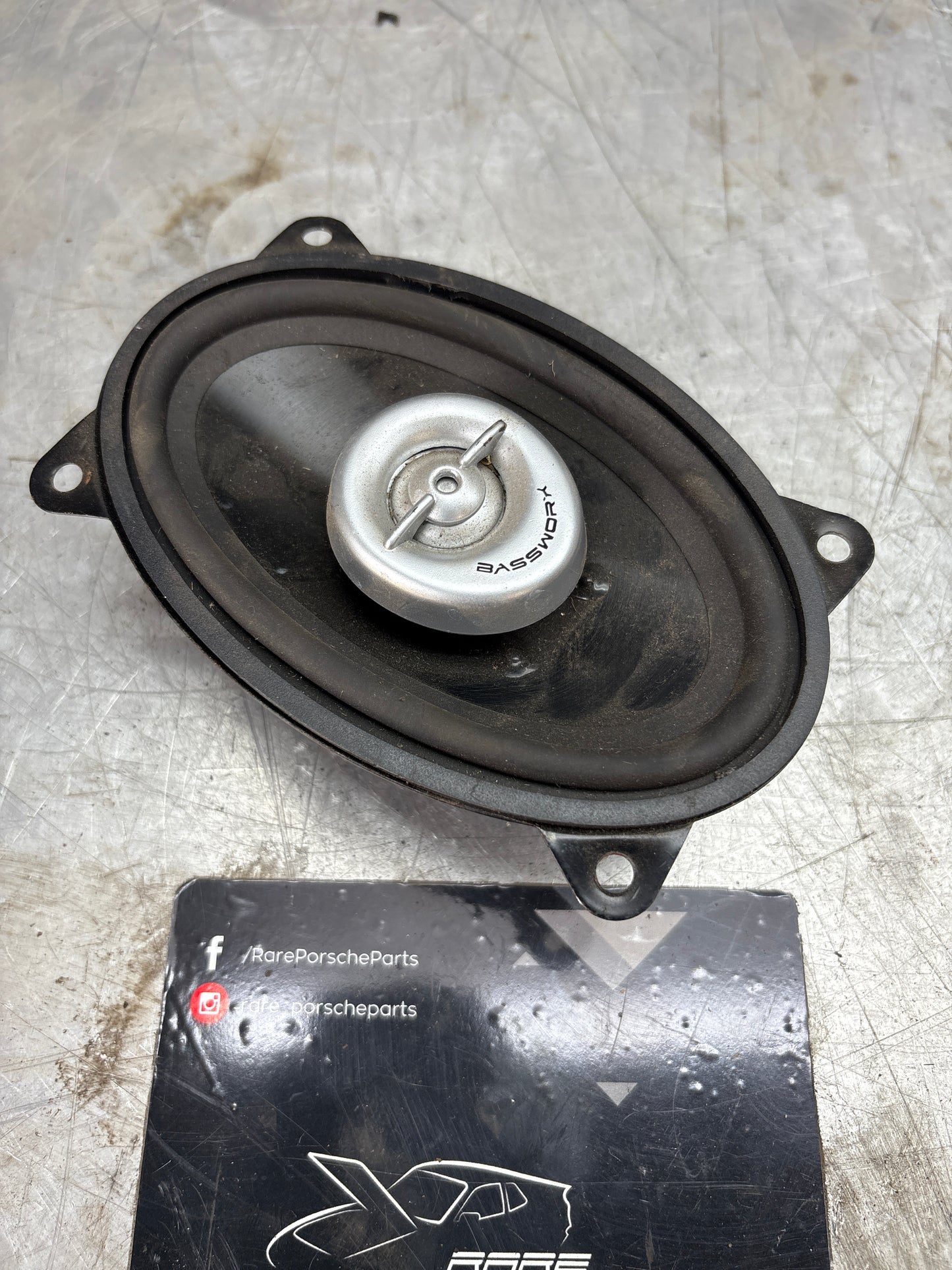 Porsche 944 bassworx door speaker, used