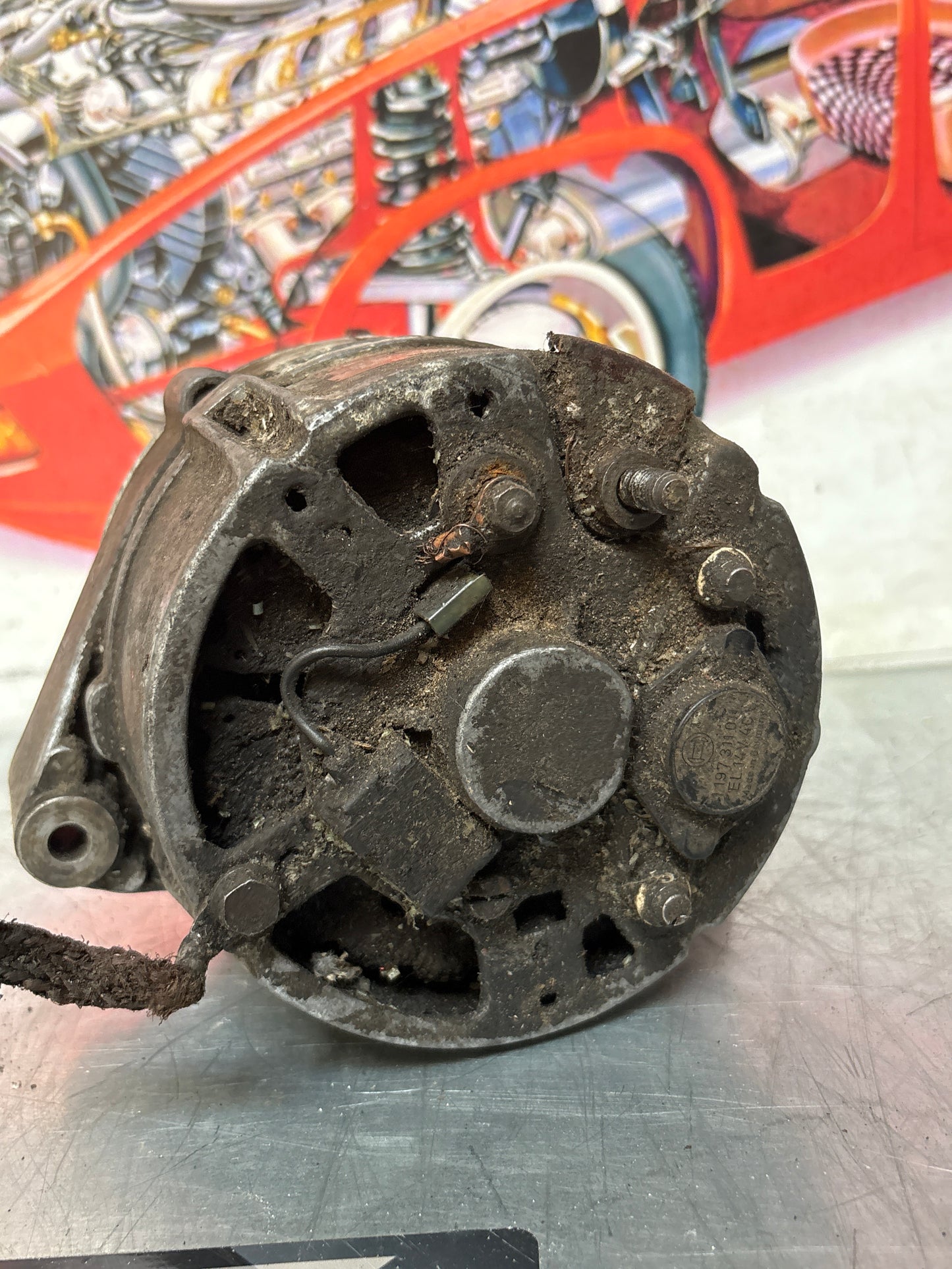 Porsche 924 924 Turbo alternator 0120469551, 035903015M, used