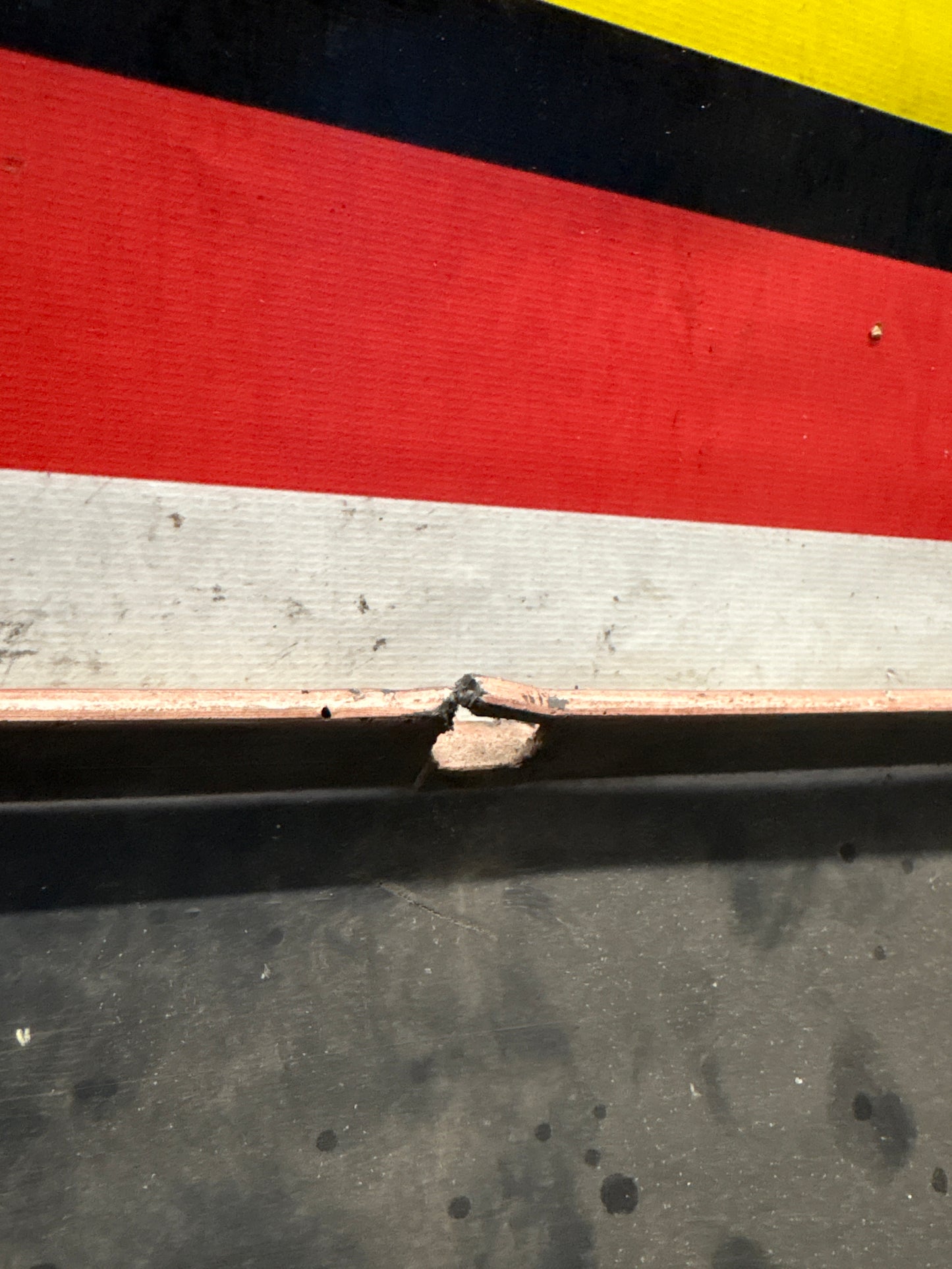 Porsche 928S rear bumper, used 928505023 / 474181